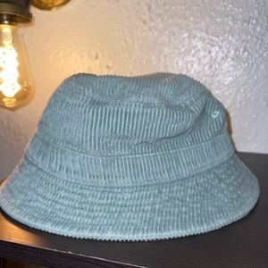 Urban Outfitters green ribbed corduroy bucket hat